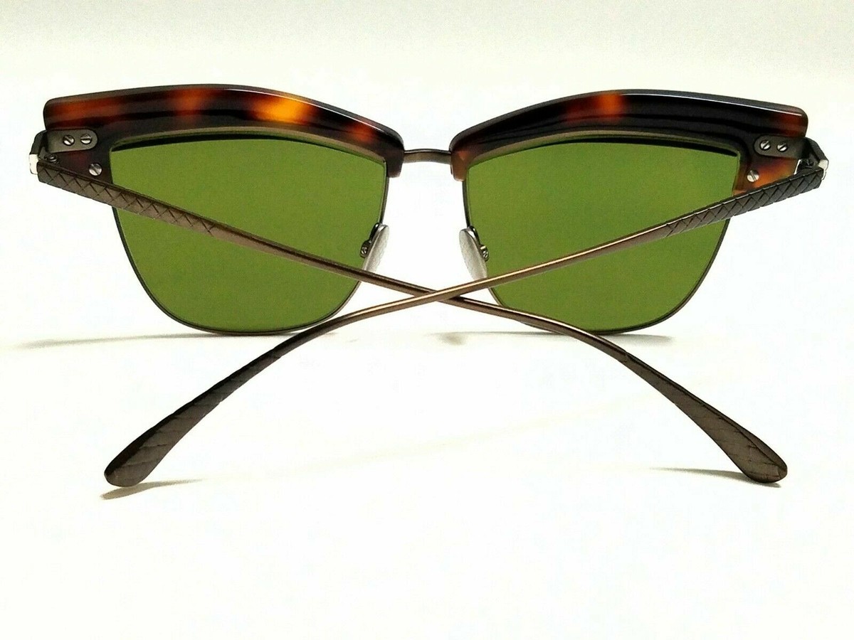 Bottega Veneta Unisex Cat Eye Sunglasses (BV0075 S 004  display picture 1