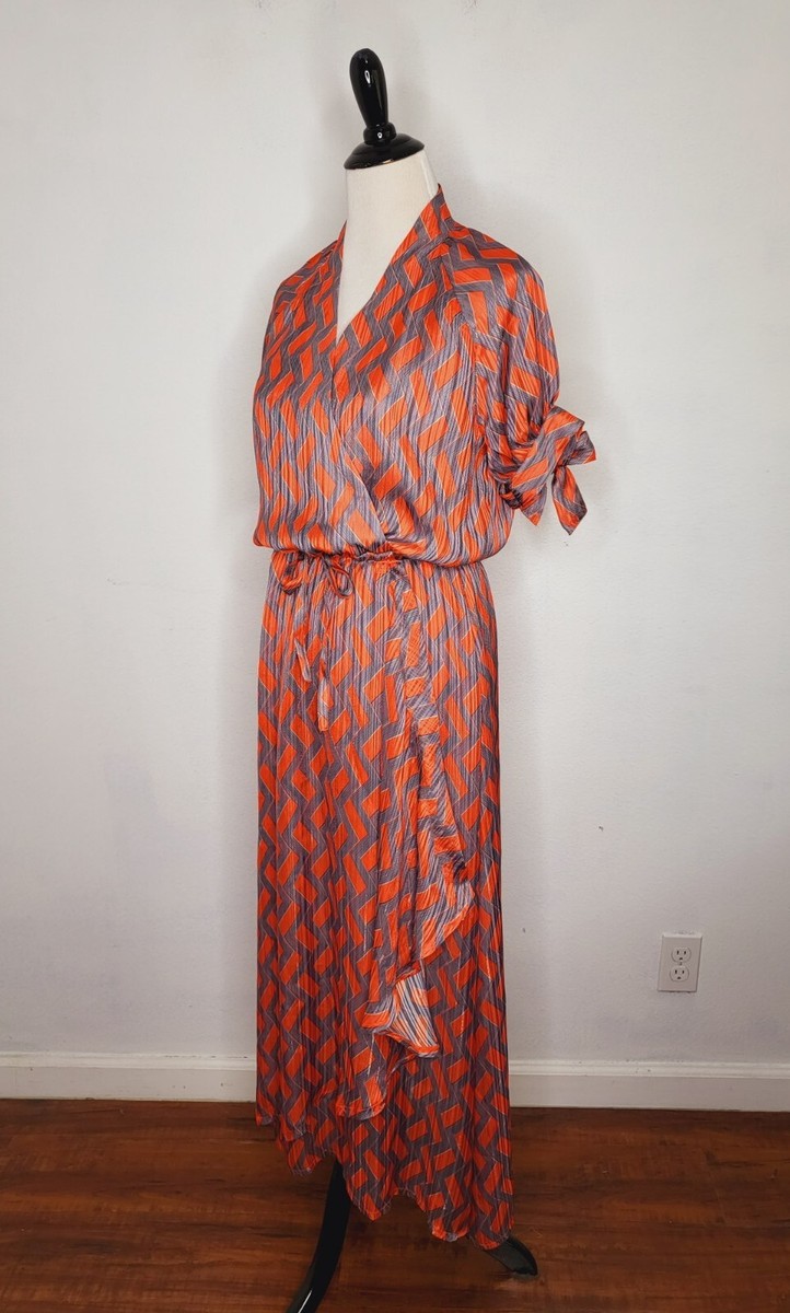 ワンピース HERSKIND Dresses BIRGITTE HERSKIND Maxi Dress Women's Size 36/S Faux Wrap