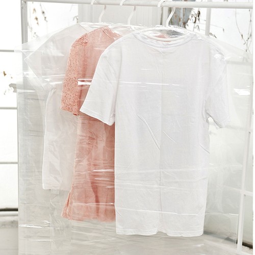 5Pcs Clear Plastic Suit Covers Garment 