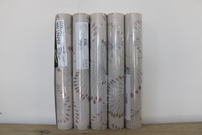 5 Rollen Vliestapete A.S Creation Luxury Wallpaper 33371-4 Beige/ Silber/ pink