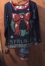   Christmas pajama set Large  Silky soft    