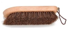 Italian " Class " Brand Wood 100 Horsehair shoe Brush Interior Upholstery Brush