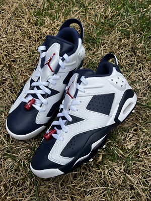 NEW Air Jordan 6 Olympic Golf Low size 7 Mens shoes cleats (DV1376