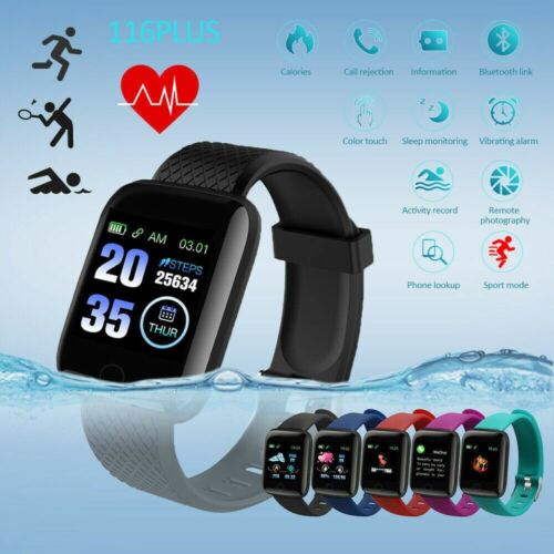 Waterproof Sport Smart Watch Bracelet Heart Rate Blood Pressure Fitness Tracker - Picture 3 of 8