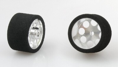 * TOP Tuning *  Kompletträder Ø27,5x16mm  Black Magic Moosgummi , für 3mm Achsen