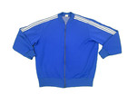 Vintage 70s Adidas Track Jacket Top Zip MADE IN GERMANY RARE Blue White Size 7