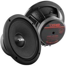 2x DS18 PRO-ZXI8M 8" Mid-Range Speakers - 350W Rms 8-ohm Midrange Loudspeakers
