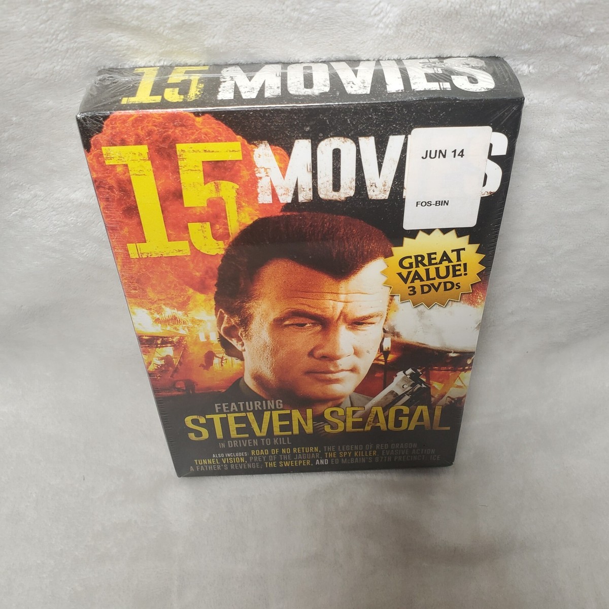 15 Movies: Featuring Steven Seagal and Chuck Norris (DVD 3-Disc