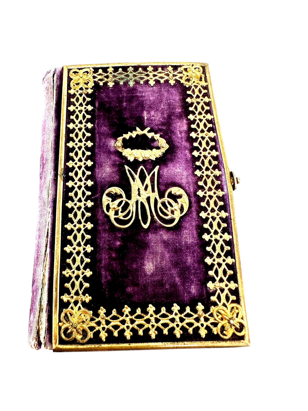 Gebetbuch Regensburg Anno 1865 Antik Buchdruck Kath. Buchblock #22260