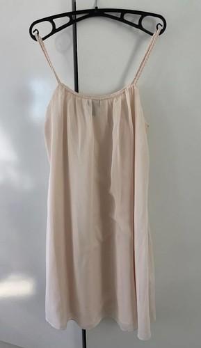 Sommer Hängerchen TrägerKleidchen Nighty lachsfarben H&M Gr M/38/40 2lagig - Bild 3 von 6