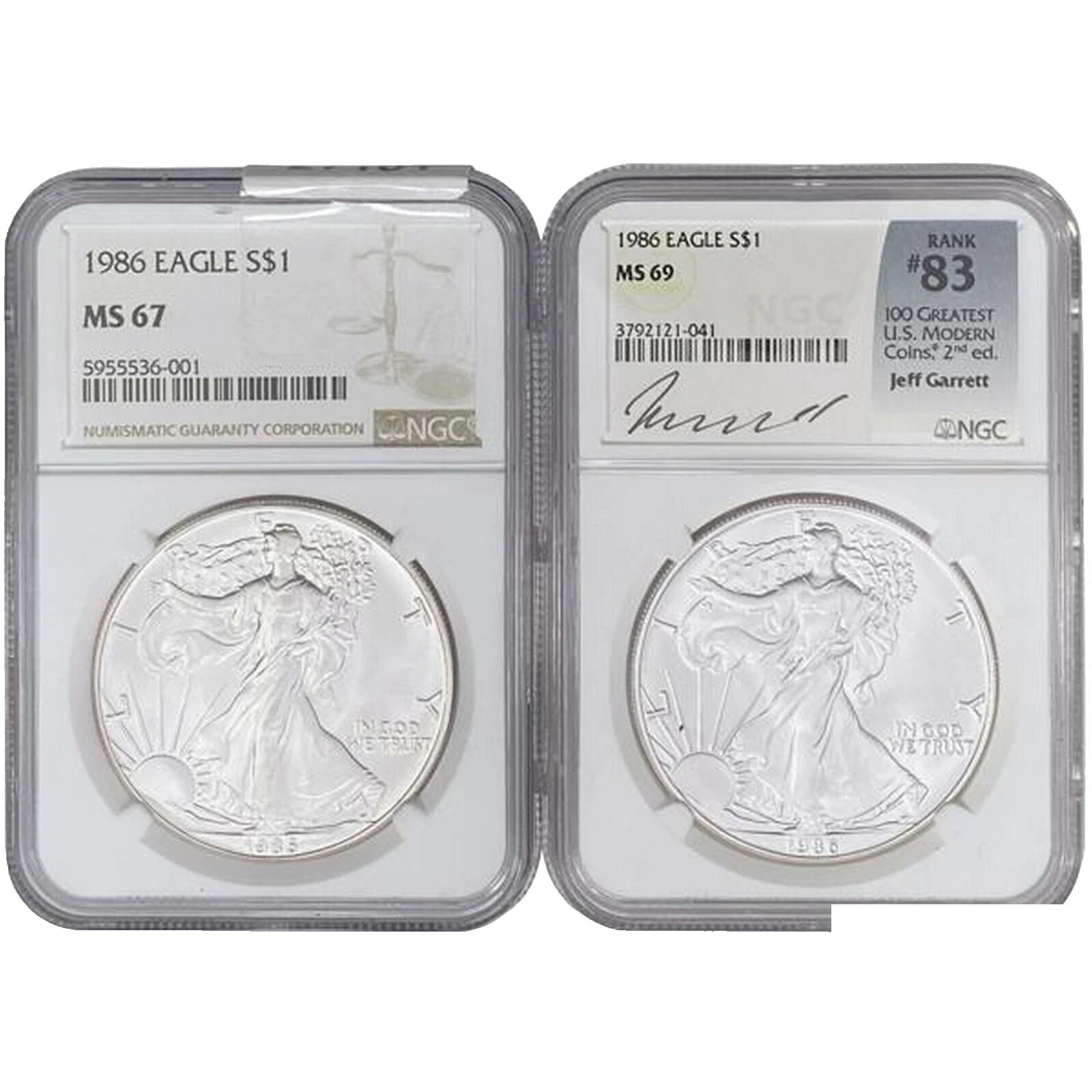 1986 Silver Bullion Coins