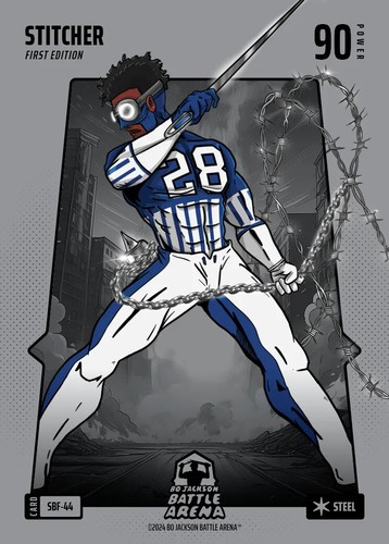 Bo Jackson Battle Arena Stitcher Jonathan Taylor Silver Battlefoil