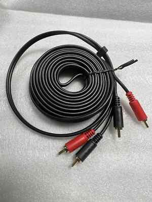 Bulk Lot of 10 PCS 17 FT RCA Stereo Audio Cable 2 RCA Male to 2 RCA Male,