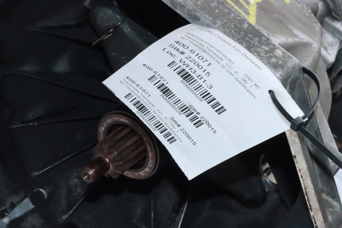 2000-2003 BMW E39 M5 S62 6 Speed Manual Transmission | 220015 | OE