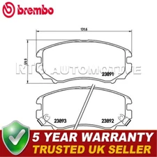 Brembo Front Brake Pads Set Fits Hyundai Coupe Tucson Kia Sportage Soul