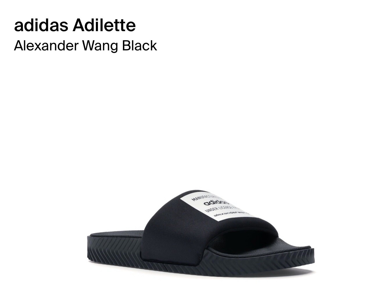 Flip Flops Adidas Alexander Wang Slippers Auth ALEXANDER WANG