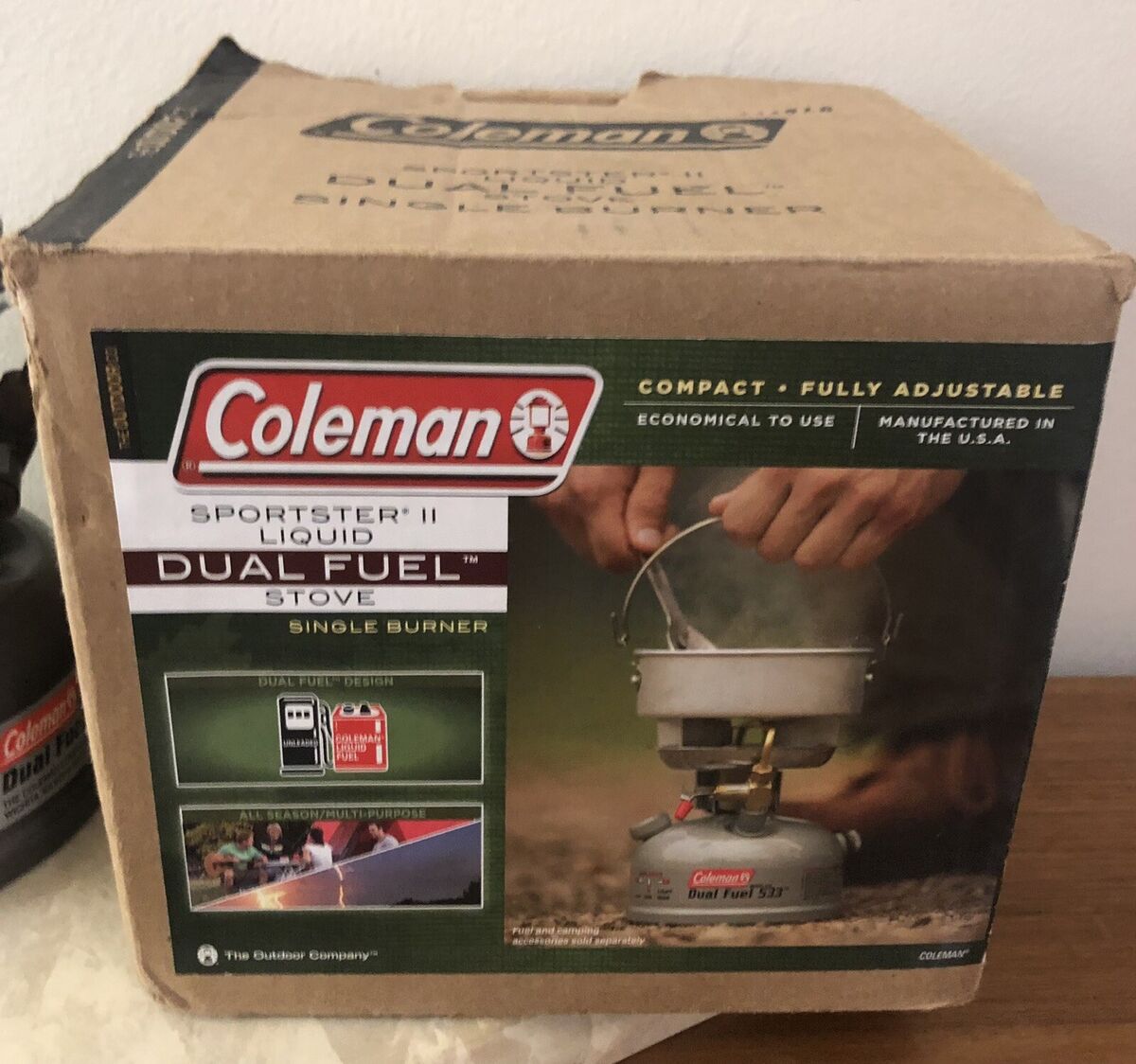 COLEMAN Sportster II #533 Dual Fuel Single Burner Camping COLEMAN Sportster II #533 Dual Fuel Single Burner Camping