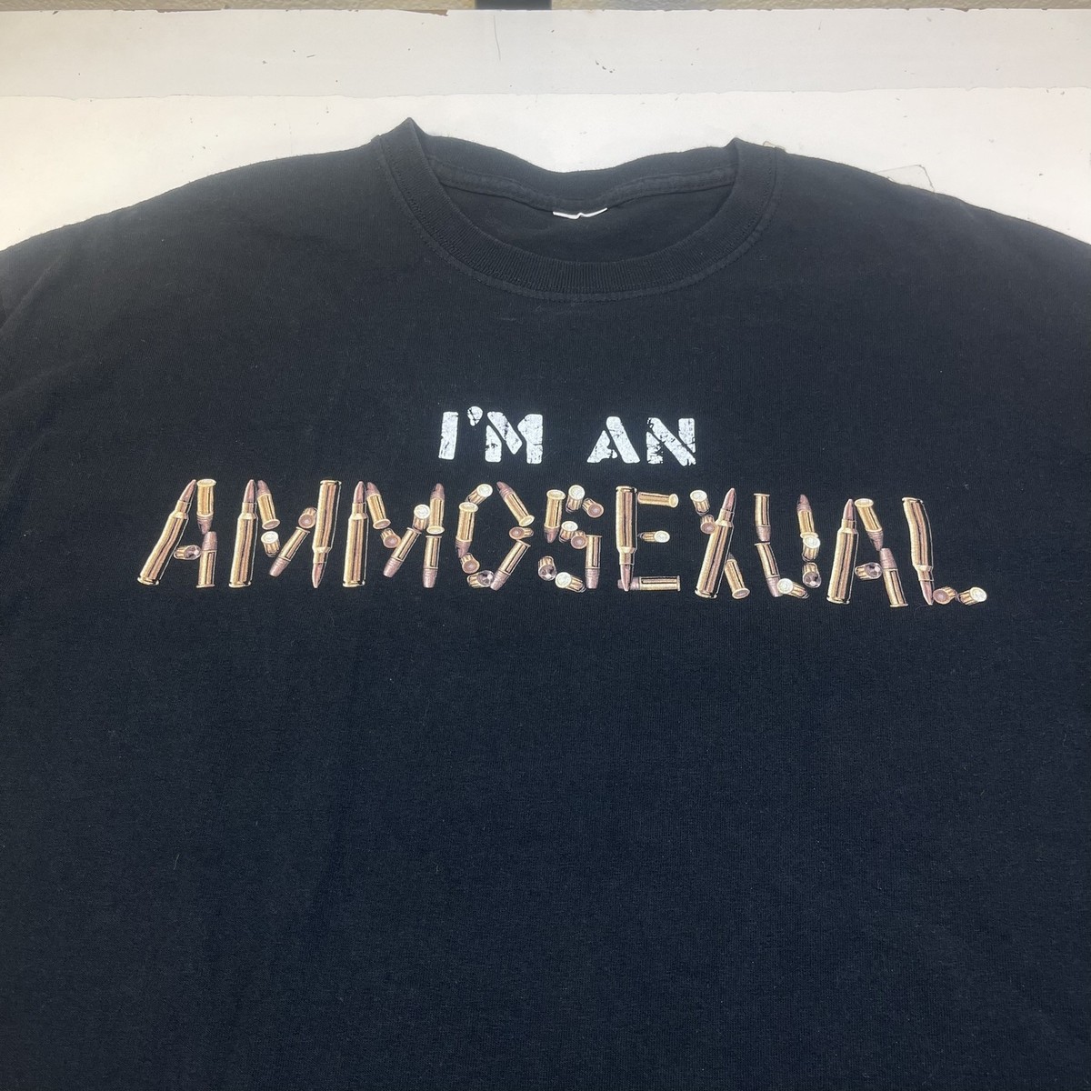 I'M AN AMMO SEXUAL GUNS AMMUNITION TEE T SHIRT Mens L Funny | eBay