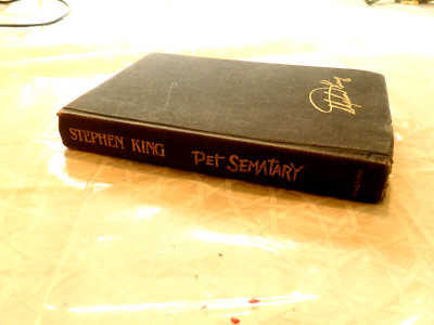 PET SEMATARY by Stephen King 1983 Early Printing HB No Dust Jacket