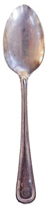 1990s Hotel Le G Le Geneve, Nice France, Dinner Spoon, Oneida VM A Rogers Plated