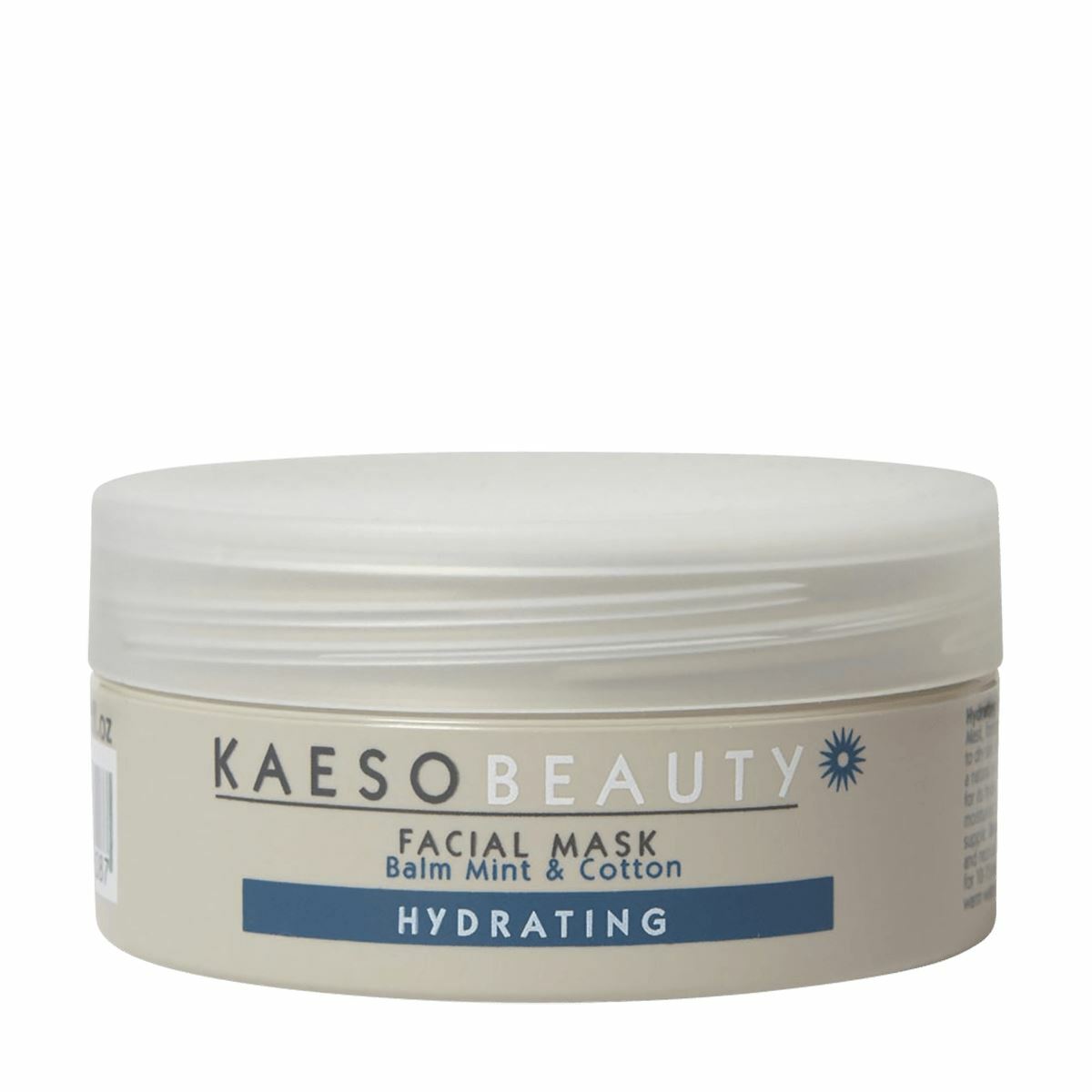 Kaeso Beauty Hydrating Facial Mask Balm Mint & Cotton 245ml