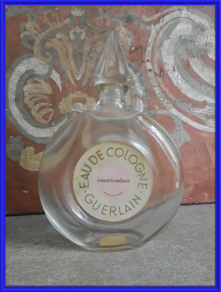 ANTIGUO BOTE FRASCO DE AGUA DE COLONIA EAU DE COLOGNE GUERLAIN