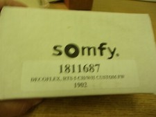 NEW Somfy 1811687 Decoflex RTS 5 Ch/wh Custom FW 1902   FREE SHIPPING 
