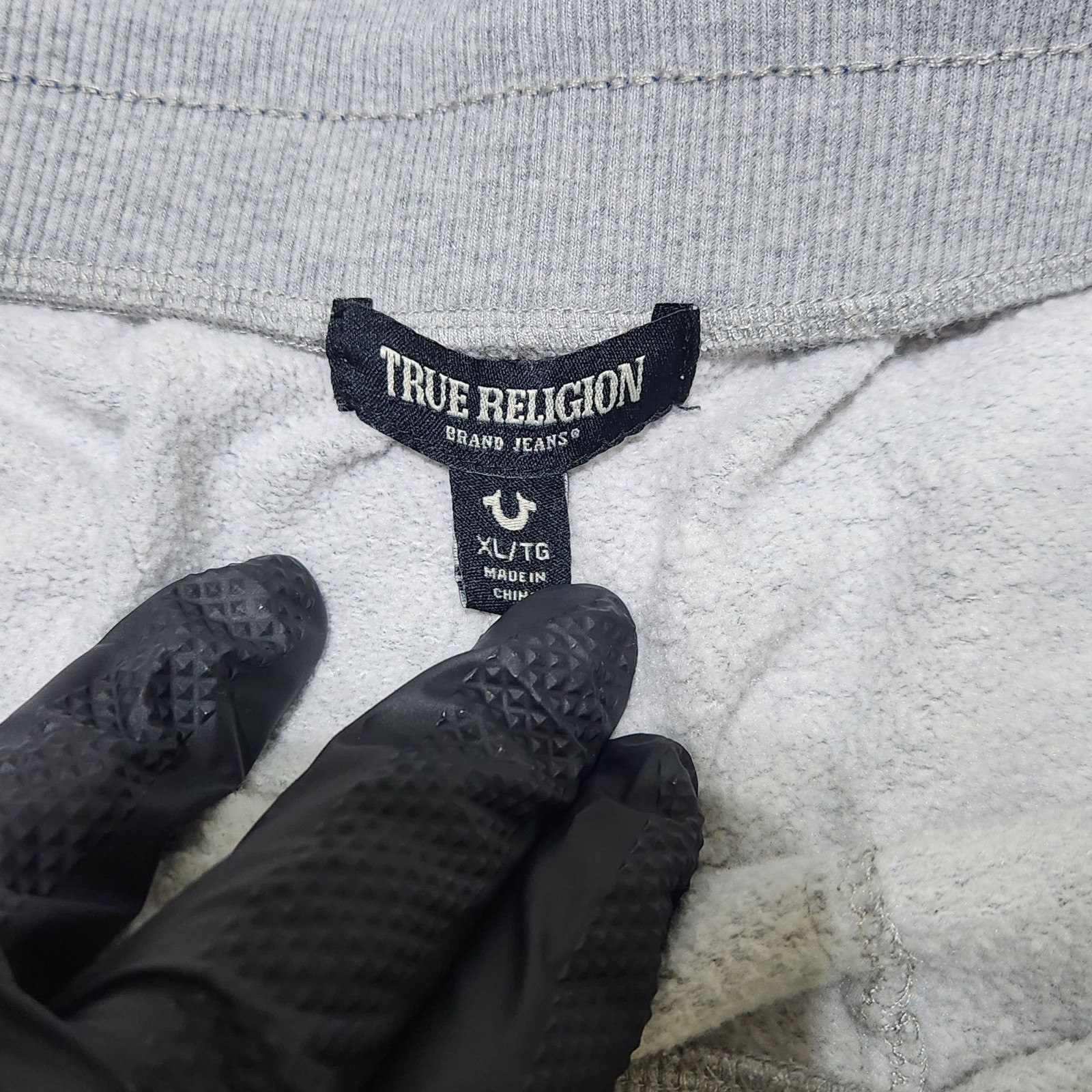 True Religion Alumni Jogger Men XL Gray Tapered Sweatpants Streetwear thumbnail 11