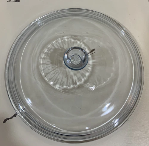 Vintage 624C Pyrex Glass LID ONLY Fits 2 Qt Round Casserole Baking Dish Ribbed