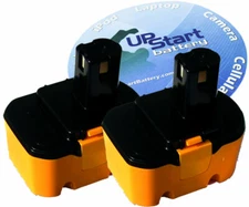 2x New Ryobi 14.4v ni-cd Battery 130224010, 1400144, 4400011, CTH1442K2, HP1441M