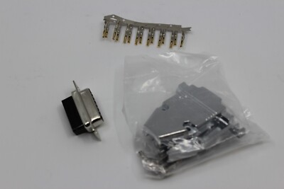 Crimp-on Computer Connector DB15 Connection, Shielded Socket (Read Description)