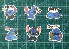 Stitch Dog Ohana Stickers Decals Lot Of 5 Lilo Random Glossy Matte Vinyl