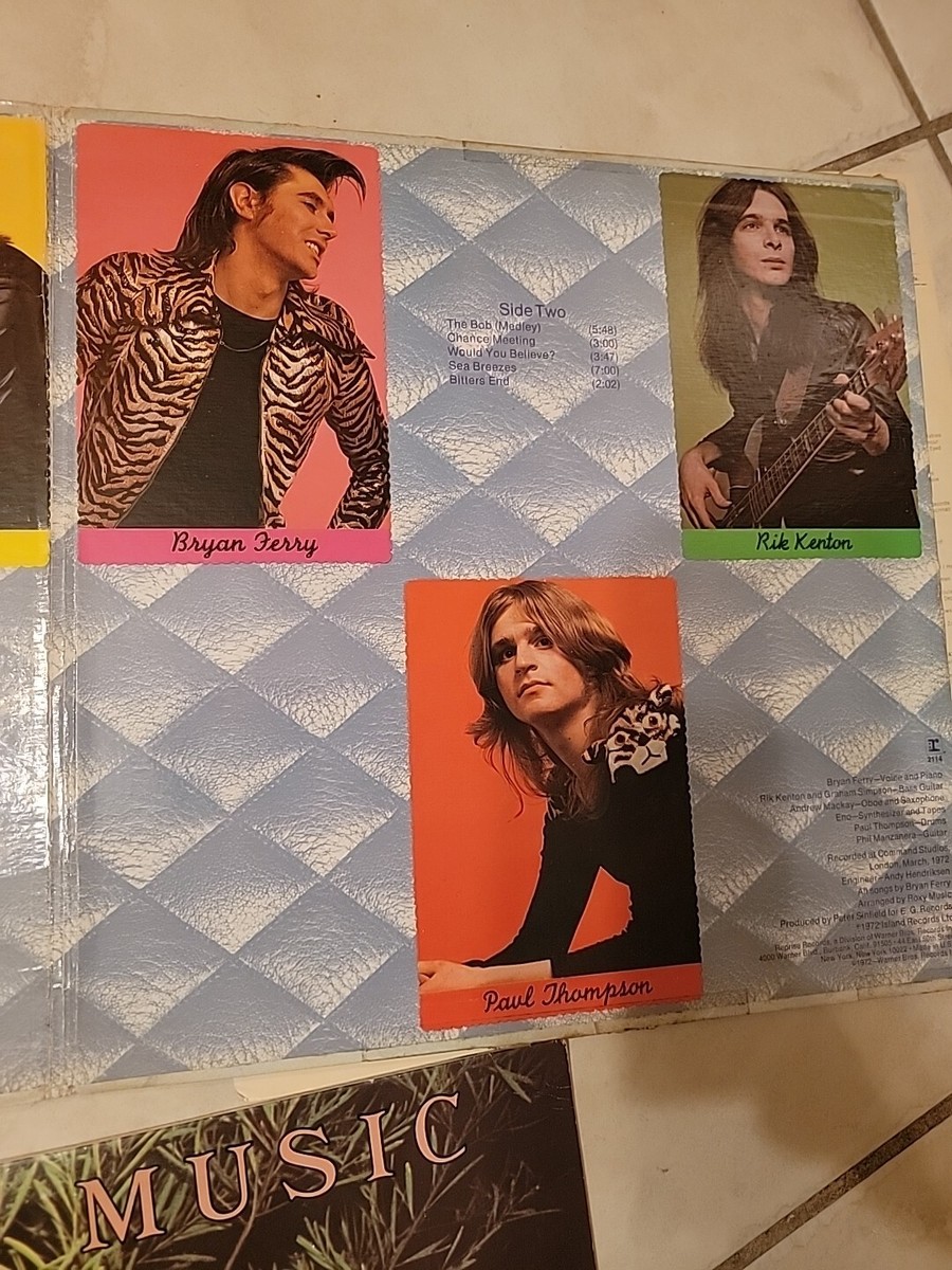 Roxy Music Self Titled LP Reprise Records Roxy Music Country Life