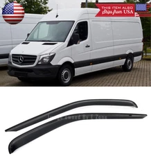 Out-Channel Window Visor Sun Vent Rain Wind Guard Shade Fit 06-18 Sprinter W906
