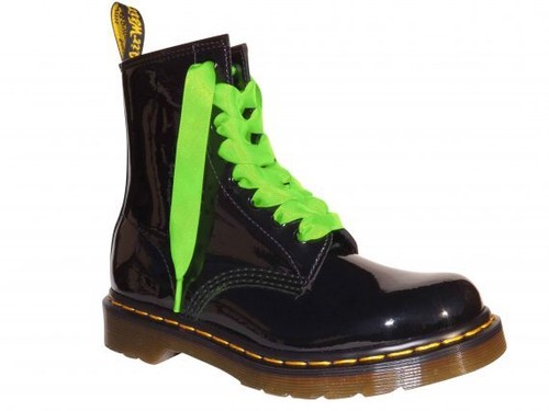 Weiß schwarz Satinband Schnürsenkel Stiefeletten passt 3 6 8 10 Paar Ösenstiefel/Schuhe - Bild 30 von 74