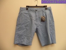 Men's Size 36 Toscano Blue Patterned Shorts 9" Inseam
