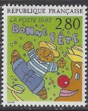 1993 FRANCE TIMBRE Y & T N° 2837 Neuf * * SANS CHARNIERE