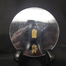 Vintage Clock Replacement Glass 3 3/4" Wide. 2.24mm Thick 3/16" Hole in Center