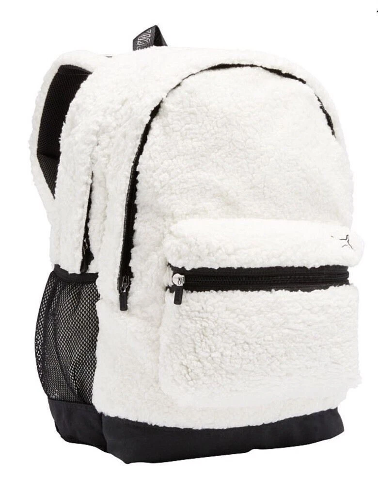 VICTORIA S SECRET PINK Campus Backpack Laptop Book Bag White