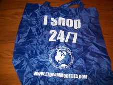 LTD Commodities World Class Shopper Plastic Reusable Bag Fold up & Close in Bag