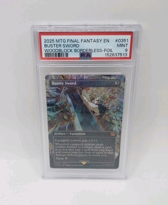 mtg バスターソード　foil ボーダーレス Buster Sword (Borderless) Final Fantasy Foil for sale online | eBay