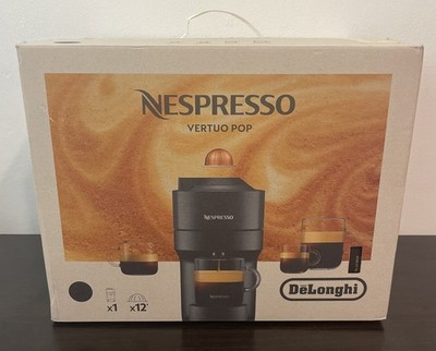 Nespresso Vertuo Pop By DeLonghi, Espresso & Coffee Maker, Black (ENV90B) - New