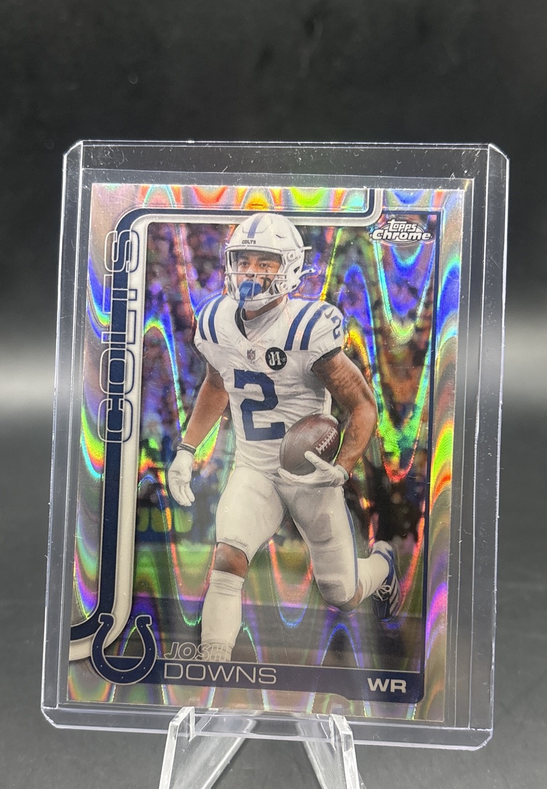 2025 Topps Chrome - Josh Downs #127 RayWave Refractor