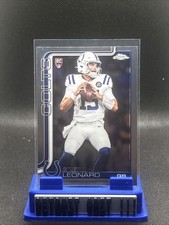2025 Topps Chrome NFL Riley Leonard True Base Rookie Colts RC #318