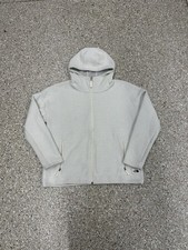 The North Face Sibley Fleece Cream Full Zip Jacket Hooded Women's Size XL