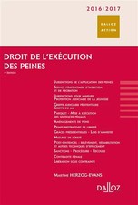 Droit de lexécution des peines, Martine Herz...