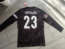 Nike France FFF Maillot Gardien #23 CHEVALIER 2024 Home L/XL Officiel Noir UEFA
