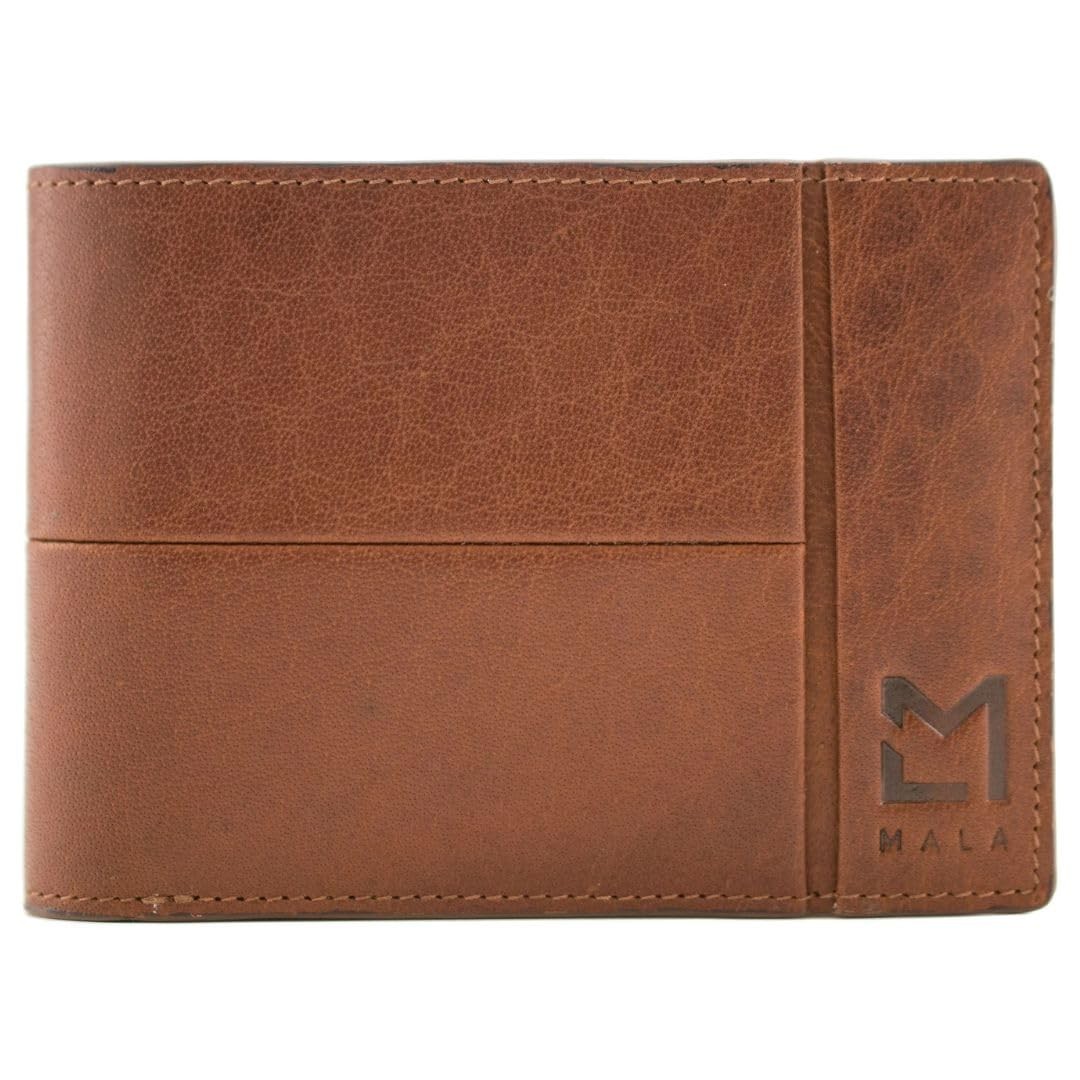 Bloomsbury Mens RFID Leather Tan Wallet With Flap Pocket