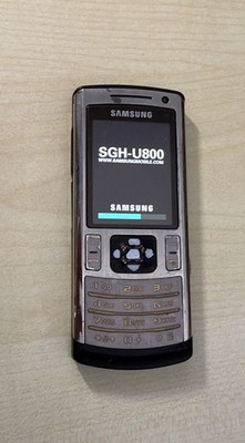 100% Original Samsung Handy Soul B SGH-U800 Soul-Grey Ohne Simlock Garantie