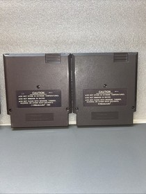 4 Authentic NES Games Ice Hockey,Top Gun,Super Mario/Duck Hunt, Iron Tank Tested